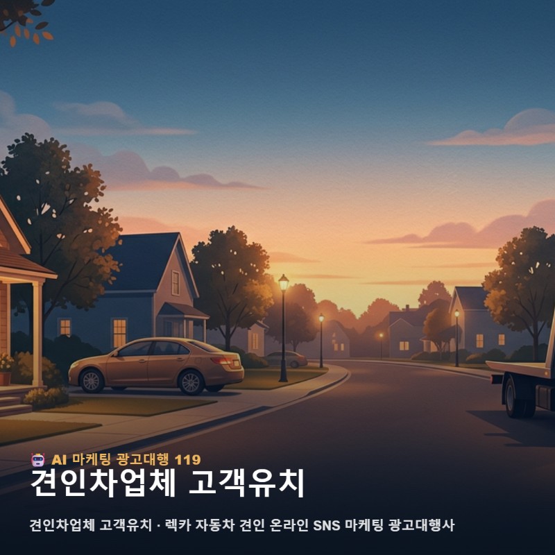 24시렉카 마케팅과 자동차견인 광고로 견인차업체 고객유치 성공하기 관련 이미지 1