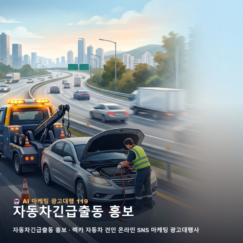 렉카 사장님을 위한 24시 마케팅과 견인 광고로 출동콜 증대 관련 이미지 1