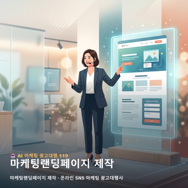 마케팅랜딩페이지 제작 및 고단가DB 수집 성과를 위한 광고 대행 관련 이미지 1
