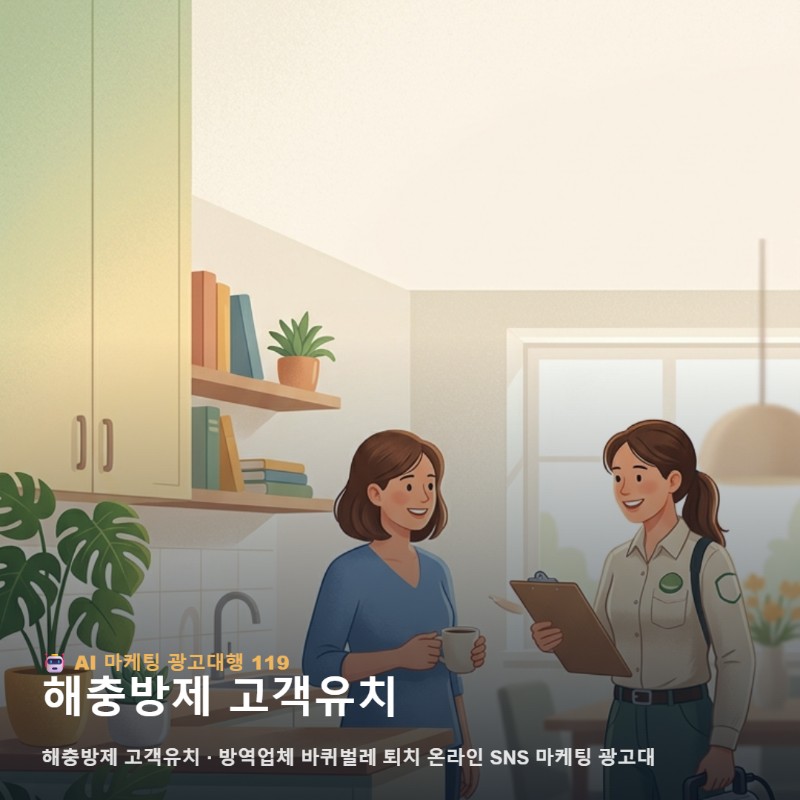 방역업체 대표님을 위한 온라인 마케팅과 정기 고객 유치 전략 관련 이미지 1