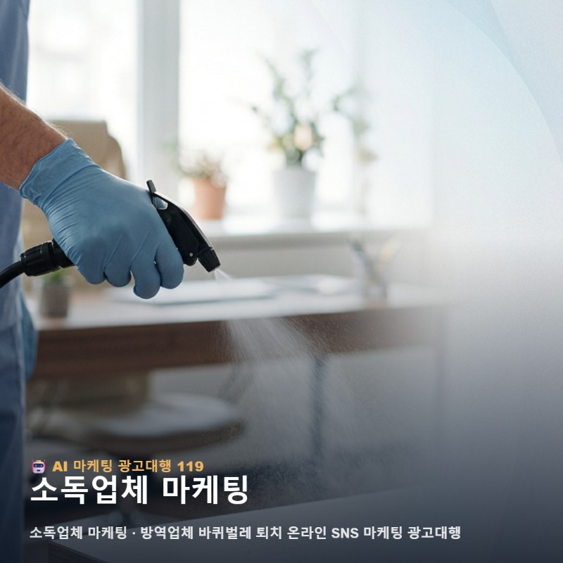 방역업체 마케팅 성공을 위한 바퀴벌레퇴치 광고 전략과 정기 고객 확보 노하우 관련 이미지 1