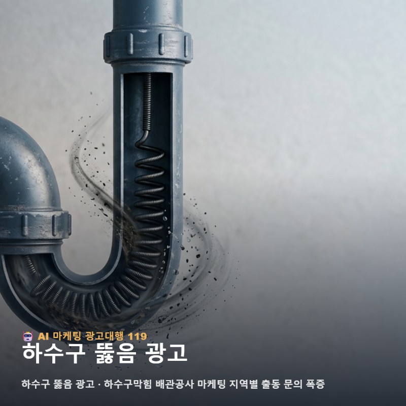배관 사장님 하수구막힘 마케팅과 배관공사 광고로 지역 문의를 독점하세요 관련 이미지 1