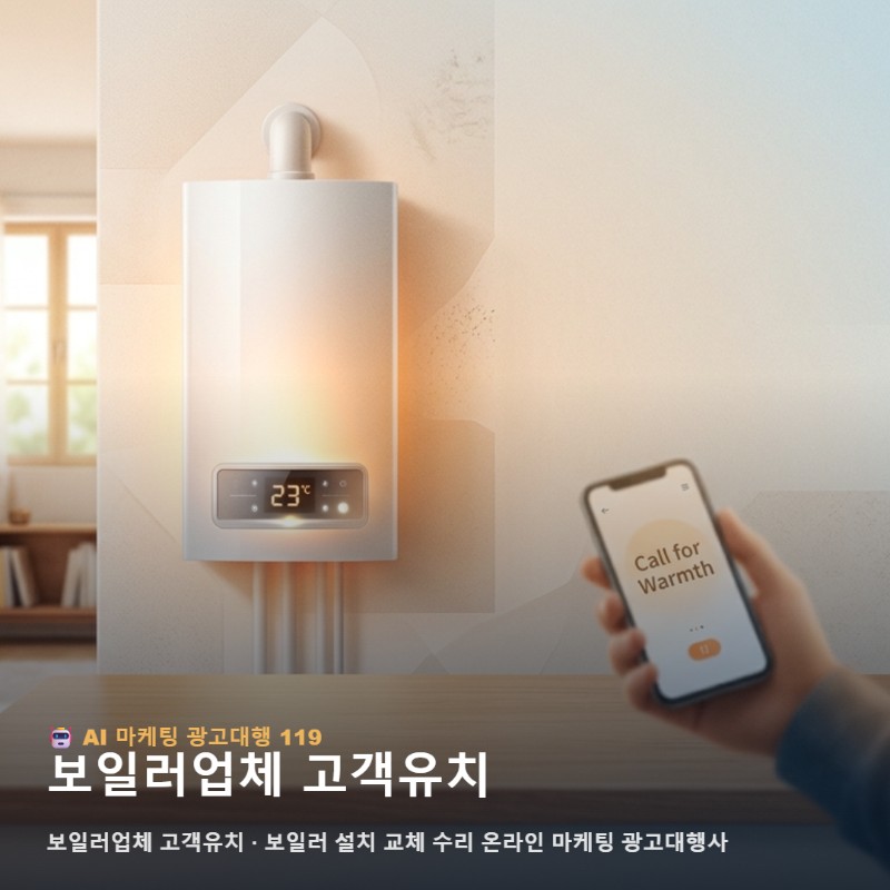 보일러 동절기 교체 수리 온라인 마케팅 광고대행사 업체 관련 이미지 1