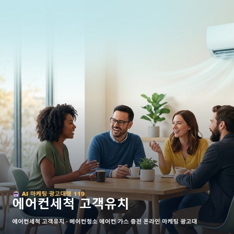 에어컨청소 마케팅과 가스충전 광고로 성수기 예약 조기 마감 달성하기 관련 이미지 1