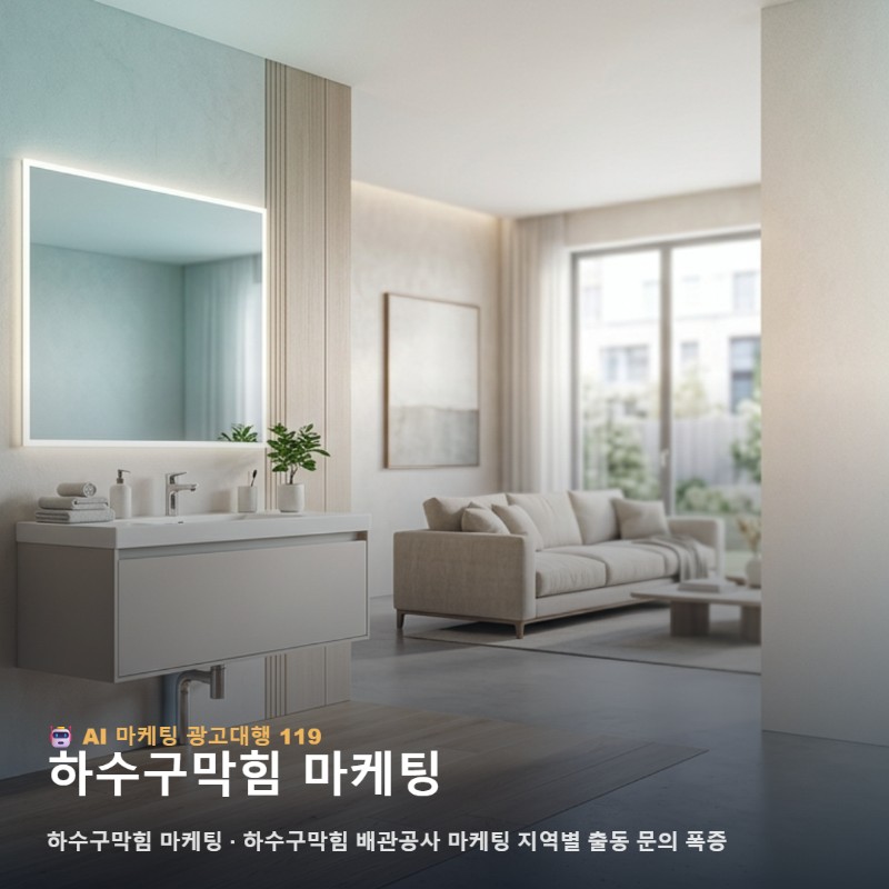 온라인에서 하수구막힘 마케팅, 똑똑하게 비교하는 방법 관련 이미지 1