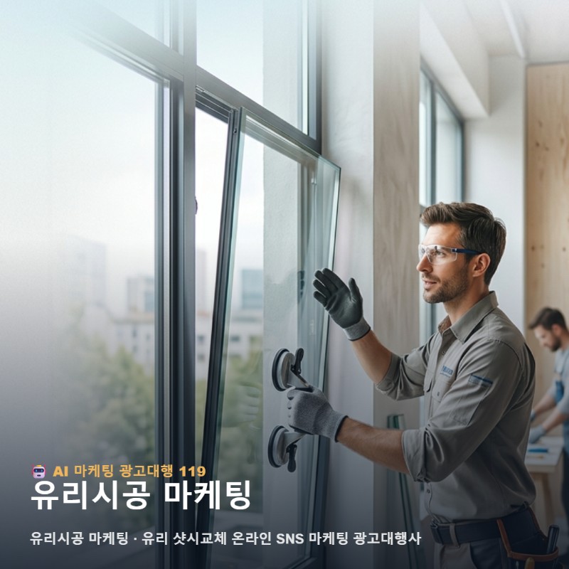 유리시공 마케팅 전략과 샷시교체 광고대행으로 지역 밀착형 수주 늘리는 법 관련 이미지 1
