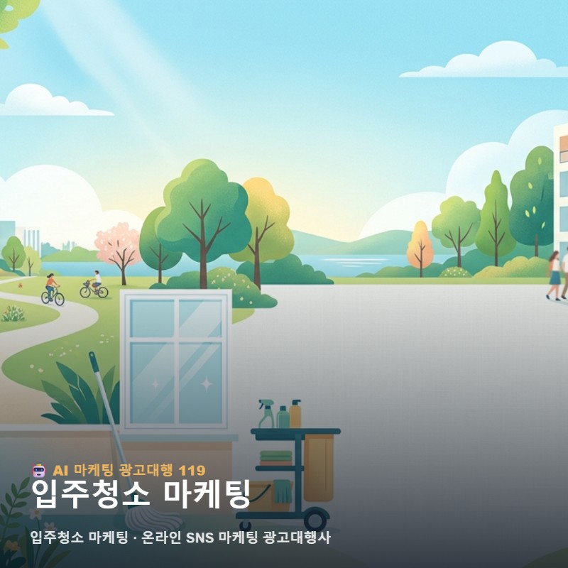 입주청소 마케팅 이사청소 광고대행 아파트 고객유치 전략 관련 이미지 1