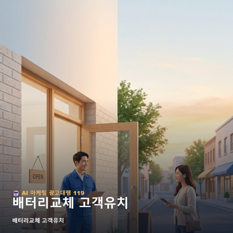 자동차밧데리 마케팅 출장 교체 광고 지역 출동 문의 독점 전략 관련 이미지 1