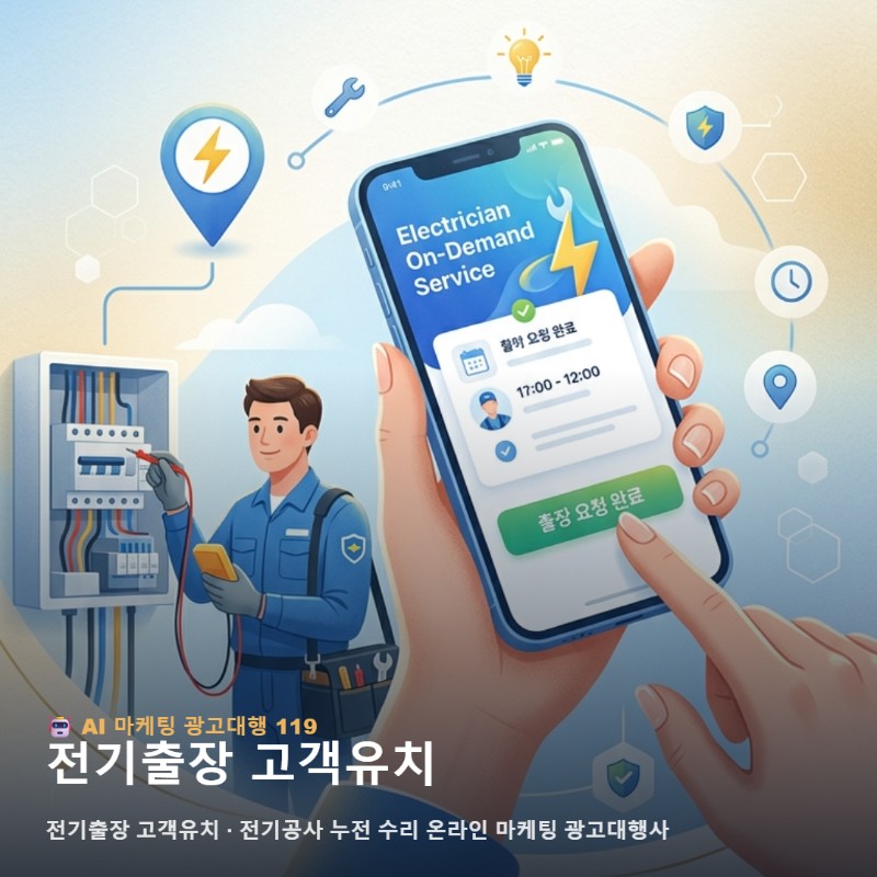 전기 기사님을 위한 전기공사 마케팅 및 누전수리 광고대행 솔루션 관련 이미지 1